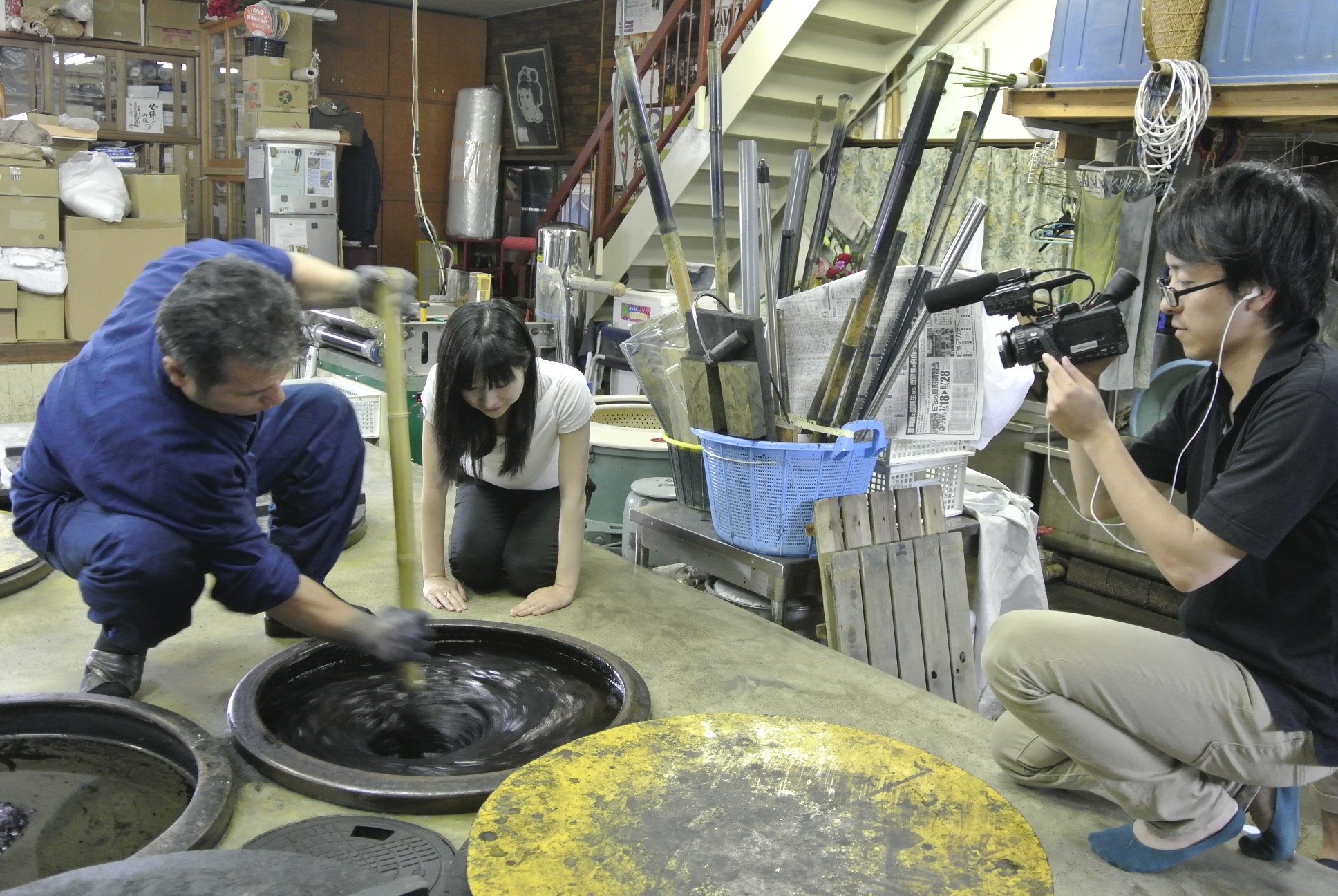 和える矢島里佳ニュースJAPAN(フジテレビ)撮影の様子