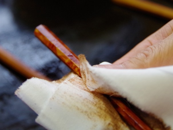 漆塗りのお箸