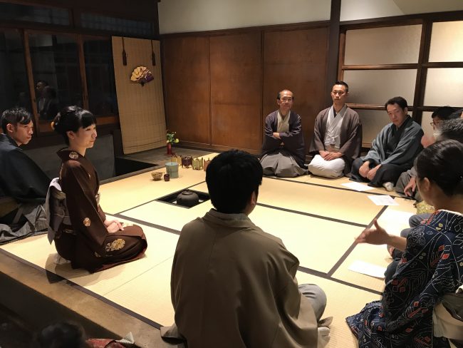 お茶会の様子