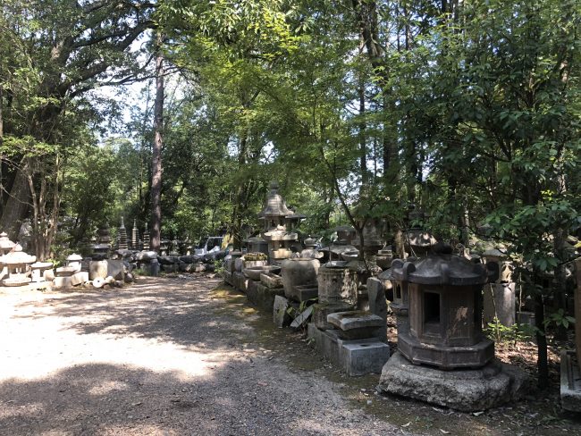 奈良aeru room 北山都乾園で石選び