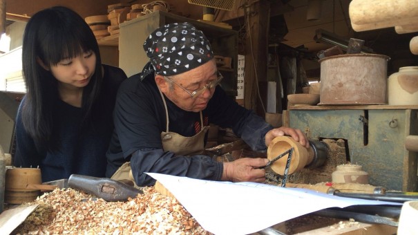 aeru『福井県から 越前漆器の はじめての汁椀』職人製作風景